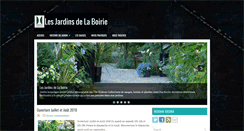 Desktop Screenshot of lesjardinsdelaboirie.com