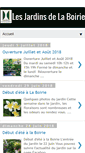 Mobile Screenshot of lesjardinsdelaboirie.com